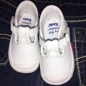 Champion toe-cap, t-strap keds infant size2